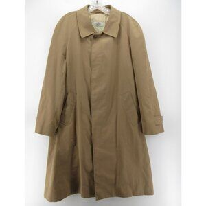 VINTAGE Aquascutum Of London Jacket 44 Trench Overcoat Rain Coat Aqua5